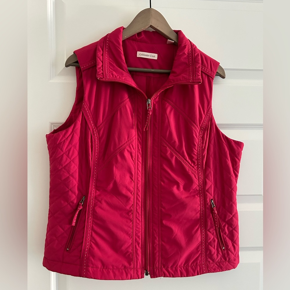 Coldwater Creek Vest Pink Size L 14 - 16